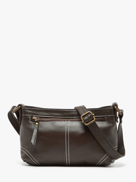 Shoulder Bag Seam Leather Basilic pepper Brown seam BSEA01 other view 4