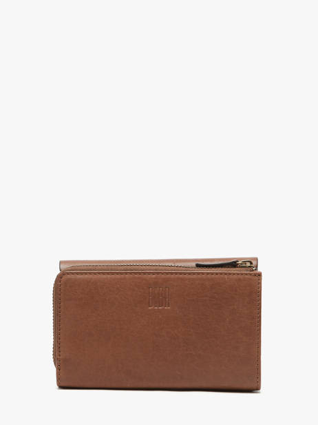 Wallet Leather Biba Brown wallet VET1L other view 3
