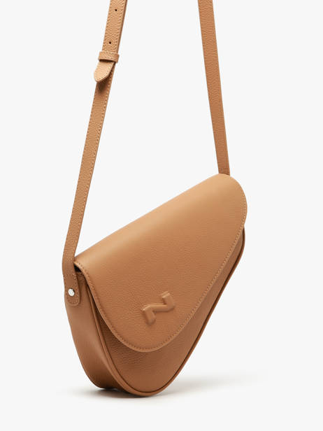 Sac Bandoulière Sunny Cuir Nathan baume Marron n city 6 vue secondaire 2