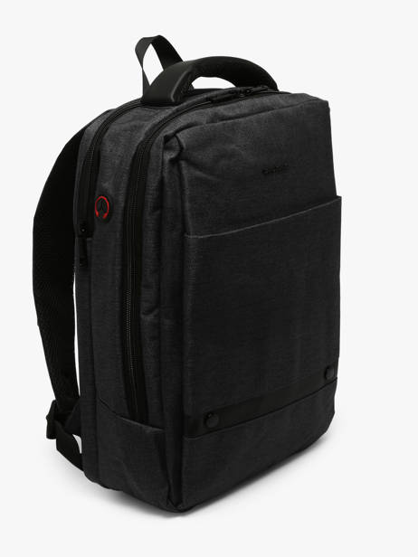 Backpack David jones Black business PC038A other view 1