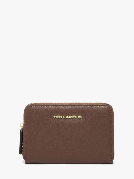 Wallet Jara Ted lapidus Brown jara TLMQ1503