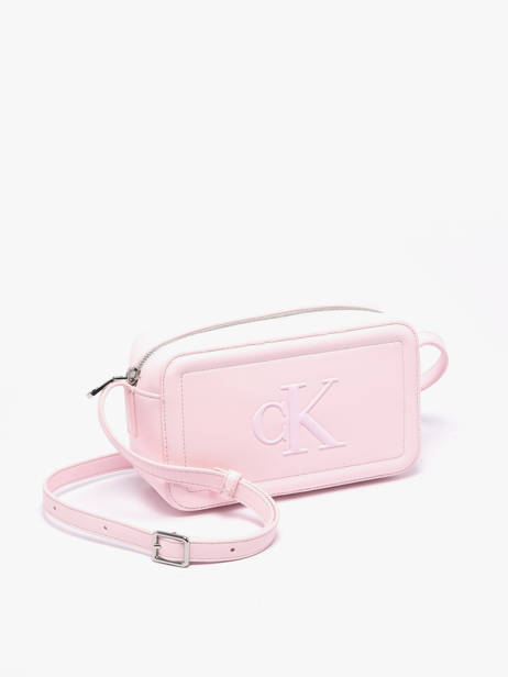 Shoulder Bag Bold Monogram Calvin klein jeans Pink bold monogram 4F3220G other view 2