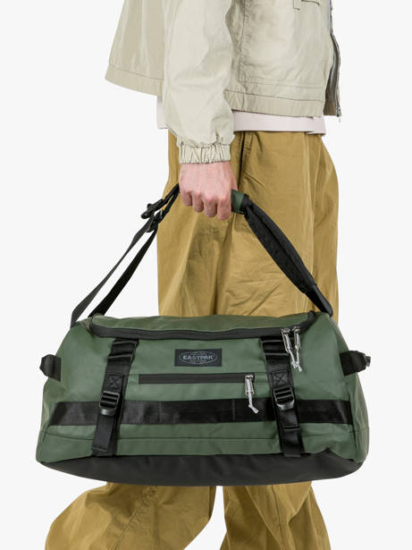 Cabin Duffle Bag Backpack Tarp Eastpak Green tarp A5BKYTAR other view 1