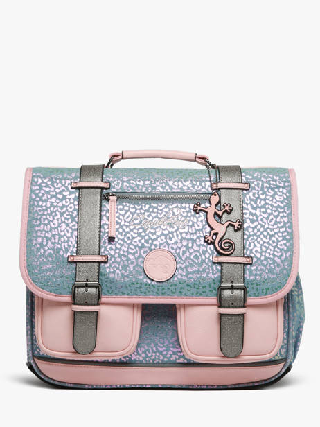 Cartable 2 Compartiments Cameleon Bleu vintage fantasy PBVGCA38