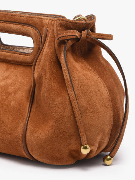 Shoulder Bag Folk Light Leather Gerard darel Brown folk light W405 other view 3