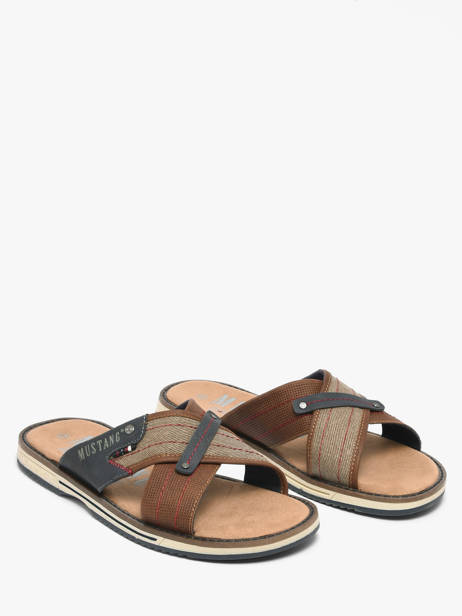 Sandals Mustang Brown men M0101001 other view 1