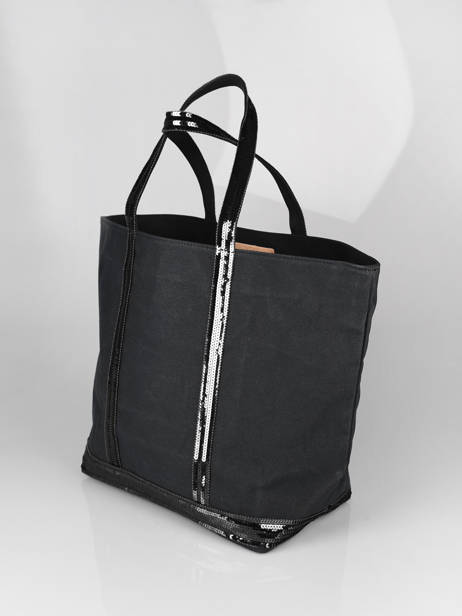 Le Cabas L Paillettes Vanessa bruno Noir cabas 1V40315 vue secondaire 1