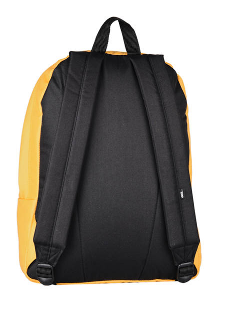Sac à Dos 1 Compartiment Vans Jaune backpack VN0A3UI6 vue secondaire 5