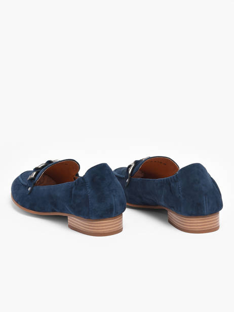 Mocassins Zanga En Cuir Mam'zelle Bleu women CSIRK28 vue secondaire 4