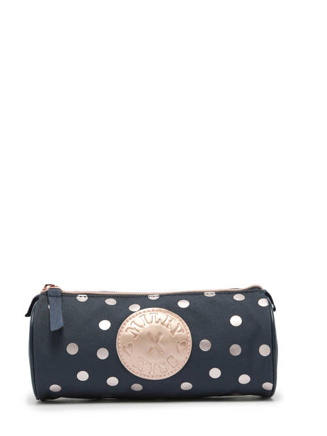 1 Compartment Pouch I Like Dots Milky kiss Blue i like dots 3478